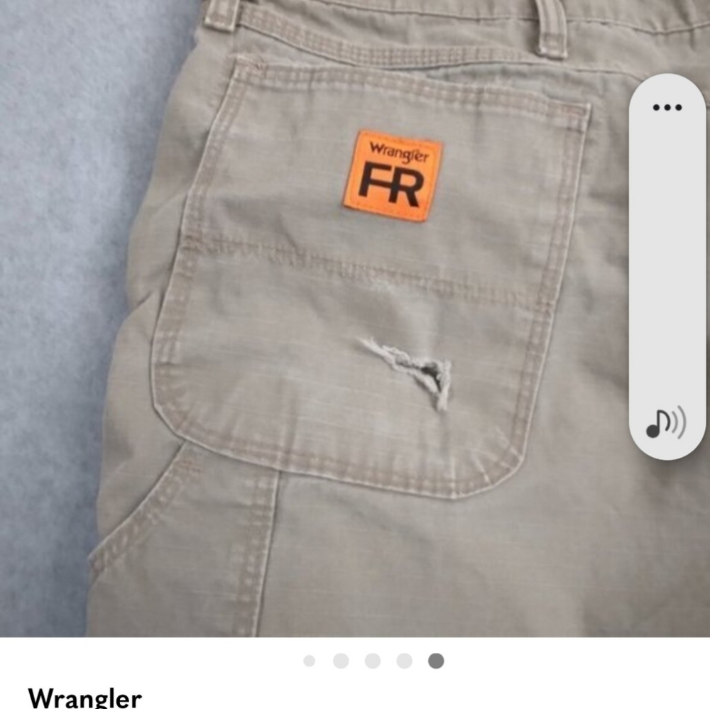 Wrangler | 48X30 Riggs Workwear FR Utility Carpenter Pants KhakiI